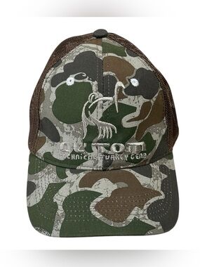 DRAKE Ol' Tom camo waterfowl Lightweight Logo Cap